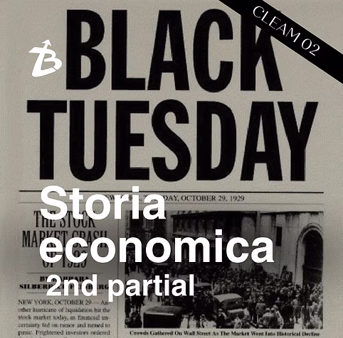 Storia Economica (II Parziale)